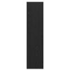  Ruhásszekrény polcokkal Fekete tölgy 50 x 30 x 200 cm Faanyag