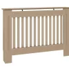 Radiátor fedezék 2 pcs Barna 112 x 19 x 81.5 cm Faanyag