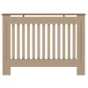  Radiátor fedezék 2 pcs Barna 112 x 19 x 81.5 cm Faanyag