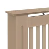  Radiátor fedezék 2 pcs Barna 112 x 19 x 81.5 cm Faanyag