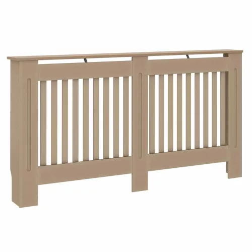  Radiátor fedezék 2 pcs Barna 152 x 19 x 81.5 cm Faanyag