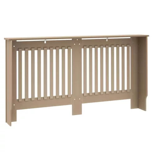  Radiátor fedezék 2 pcs Barna 152 x 19 x 81.5 cm Faanyag