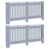  Radiátor fedezék 2 pcs Szürke 172 x 19 x 81.5 cm Faanyag