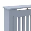  Radiátor fedezék 2 pcs Szürke 172 x 19 x 81.5 cm Faanyag