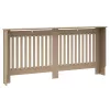  Radiátor fedezék 2 pcs Barna 172 x 19 x 81.5 cm Faanyag