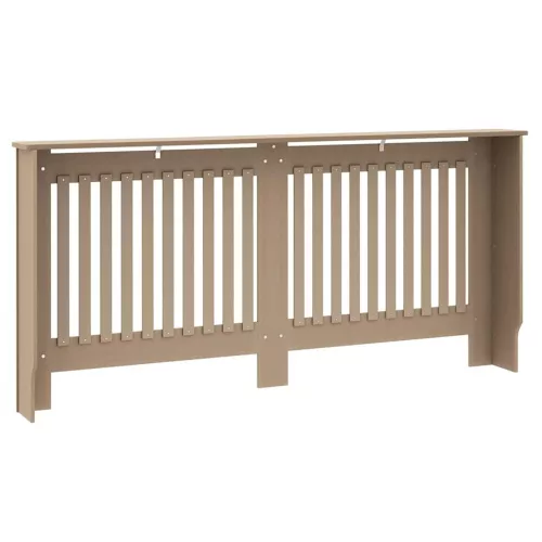  Radiátor fedezék 2 pcs Barna 172 x 19 x 81.5 cm Faanyag