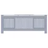  Radiátor fedezék 2 pcs Szürke (142-205) x 20.5 x 81.5 cm