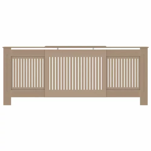  Radiátor fedezék 2 pcs Barna (142-205) x 20.5 x 81.5 cm Faanyag