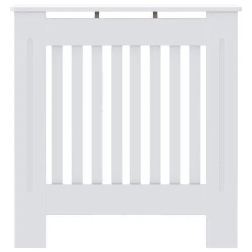  Radiátor fedezék 2 pcs Fehér 78 x 19 x 81.5 cm Faanyag