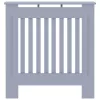  Radiátor fedezék 2 pcs Szürke 78 x 19 x 81.5 cm Faanyag