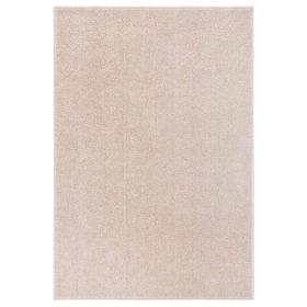  sötét bézs rövid szálú szőnyeg 200 x 290 cm