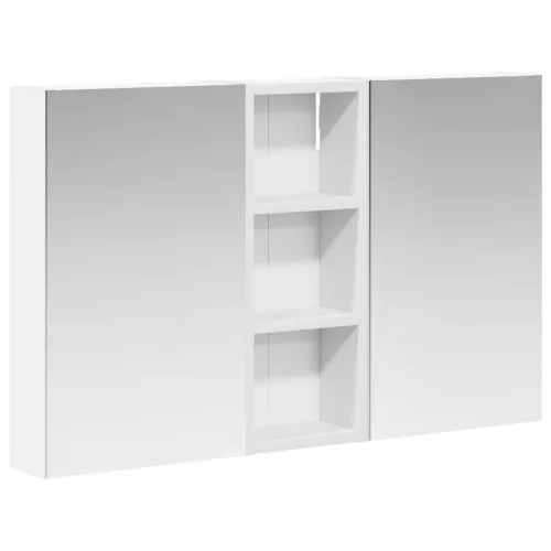  Fürdőszobai Szekrény Szett 3 pcs 80 x 10,5 x 50 cm Faanyag