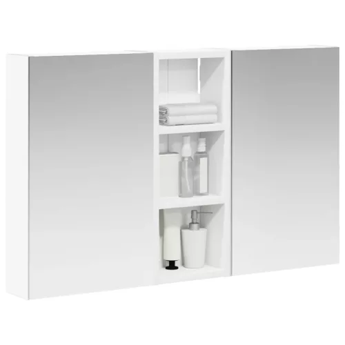  Fürdőszobai Szekrény Szett 3 pcs 80 x 10,5 x 50 cm Faanyag