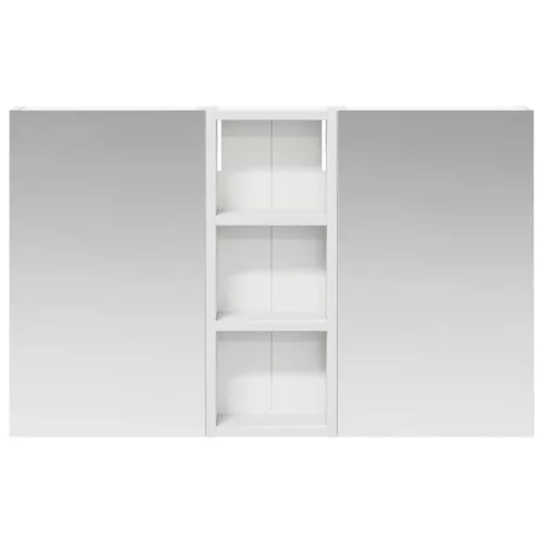  Fürdőszobai Szekrény Szett 3 pcs 80 x 10,5 x 50 cm Faanyag