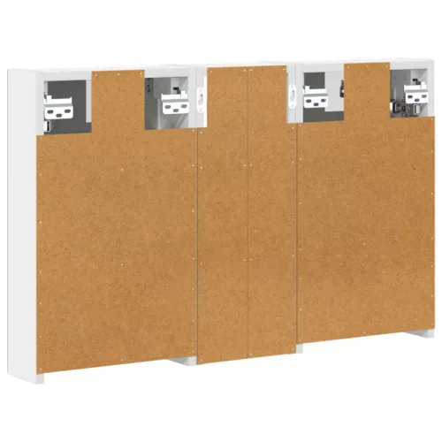  Fürdőszobai Szekrény Szett 3 pcs 80 x 10,5 x 50 cm Faanyag