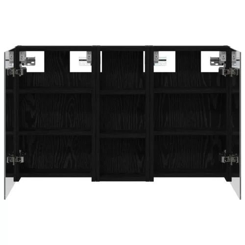  Fürdőszobai Szekrény Szett 3 pcs 80 x 10,5 x 50 cm Faanyag