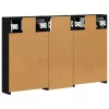  Fürdőszobai Szekrény Szett 3 pcs 80 x 10,5 x 50 cm Faanyag