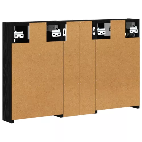  Fürdőszobai Szekrény Szett 3 pcs 80 x 10,5 x 50 cm Faanyag