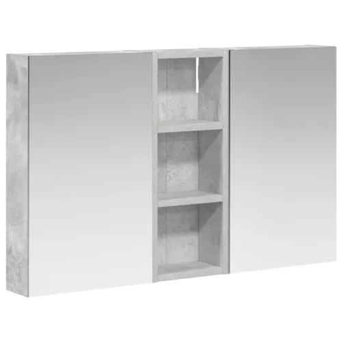  Fürdőszobai Szekrény Szett 3 pcs 80 x 10,5 x 50 cm Faanyag