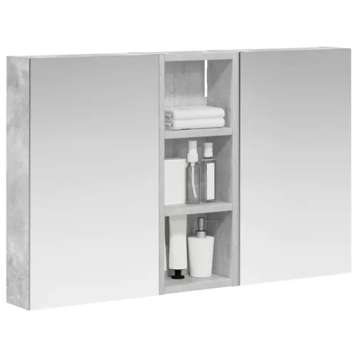  Fürdőszobai Szekrény Szett 3 pcs 80 x 10,5 x 50 cm Faanyag