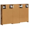  Fürdőszobai Szekrény Szett 3 pcs 80 x 10,5 x 50 cm Faanyag