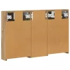 Fürdőszobai Szekrény Szett 3 pcs 80 x 10,5 x 50 cm Faanyag