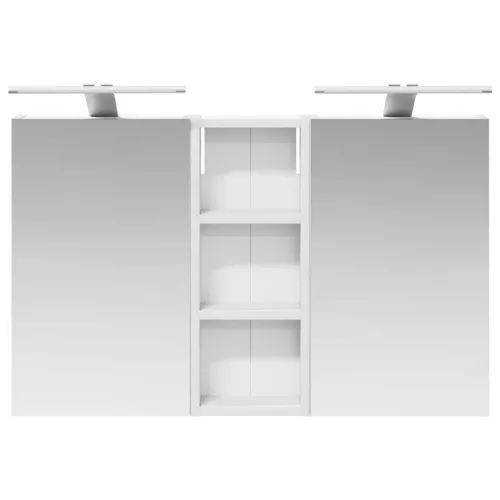  Fürdőszobai Szekrény Szett 3 pcs 80 x 10,5 x 50 cm Faanyag