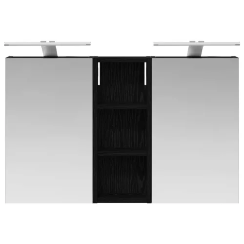  Fürdőszobai Szekrény Szett 3 pcs 80 x 10,5 x 50 cm Faanyag