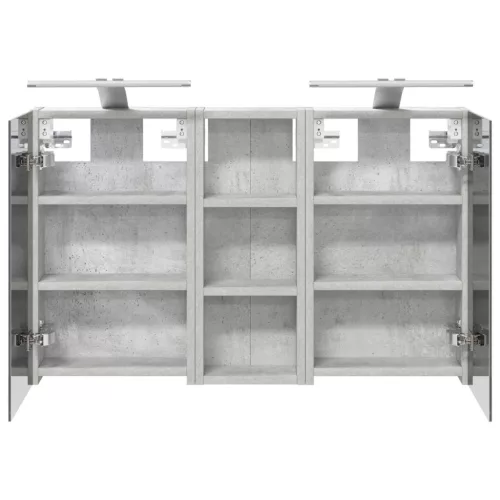  Fürdőszobai Szekrény Szett 3 pcs 80 x 10,5 x 50 cm Faanyag