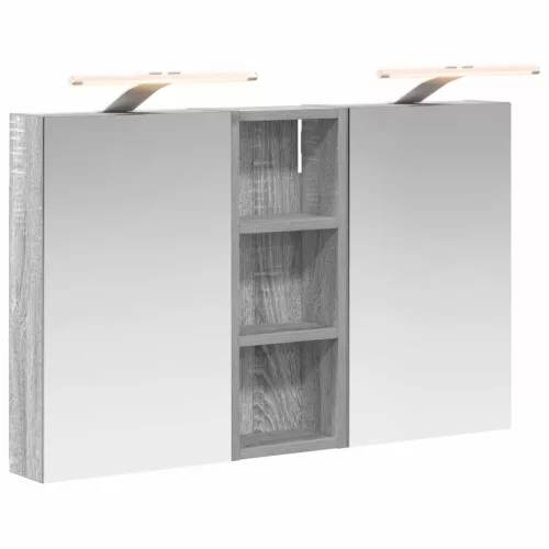  Fürdőszobai Szekrény Szett 3 pcs 80 x 10,5 x 50 cm Faanyag