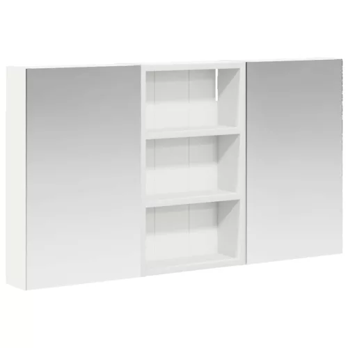  Fürdőszobai Szekrény Szett 3 pcs 90 x 10,5 x 50 cm Faanyag