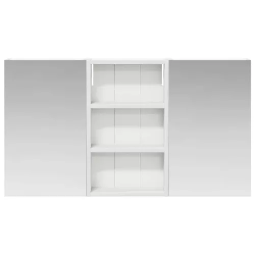  Fürdőszobai Szekrény Szett 3 pcs 90 x 10,5 x 50 cm Faanyag