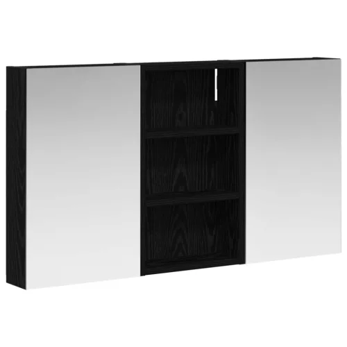  Fürdőszobai Szekrény Szett 3 pcs 90 x 10,5 x 50 cm Faanyag