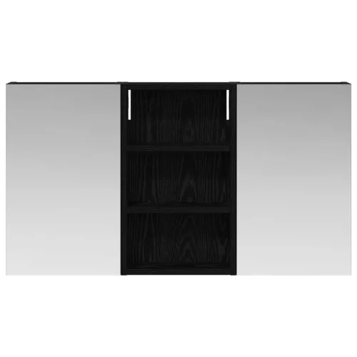  Fürdőszobai Szekrény Szett 3 pcs 90 x 10,5 x 50 cm Faanyag