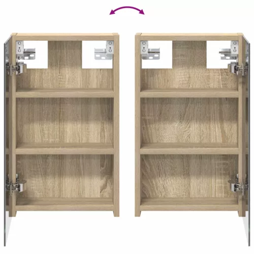  Fürdőszobai Szekrény Szett 3 pcs 90 x 10,5 x 50 cm Faanyag