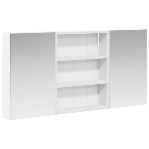  Fürdőszobai Szekrény Szett 3 pcs 100 x 10,5 x 50 cm Faanyag