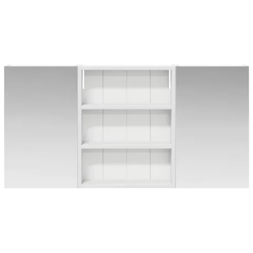  Fürdőszobai Szekrény Szett 3 pcs 100 x 10,5 x 50 cm Faanyag