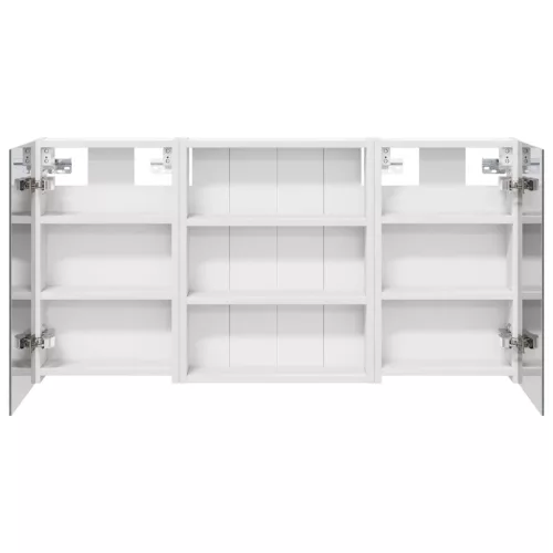  Fürdőszobai Szekrény Szett 3 pcs 100 x 10,5 x 50 cm Faanyag