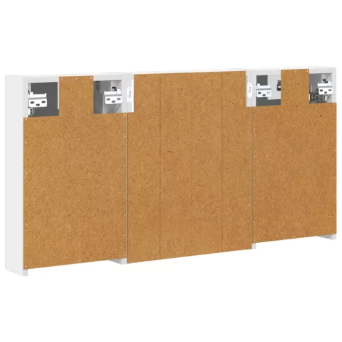  Fürdőszobai Szekrény Szett 3 pcs 100 x 10,5 x 50 cm Faanyag