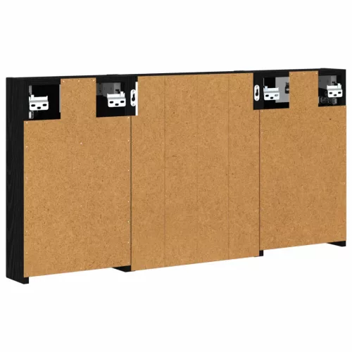  Fürdőszobai Szekrény Szett 3 pcs 100 x 10,5 x 50 cm Faanyag