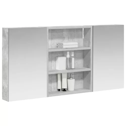  Fürdőszobai Szekrény Szett 3 pcs 100 x 10,5 x 50 cm Faanyag