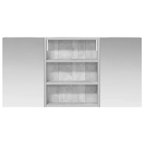  Fürdőszobai Szekrény Szett 3 pcs 100 x 10,5 x 50 cm Faanyag