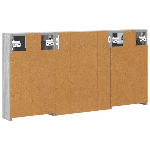  Fürdőszobai Szekrény Szett 3 pcs 100 x 10,5 x 50 cm Faanyag