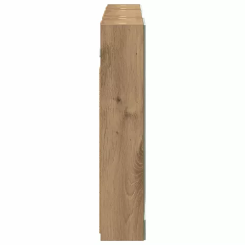  Fürdőszobai Szekrény Szett 3 pcs 100 x 10,5 x 50 cm Faanyag