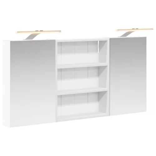  Fürdőszobai Szekrény Szett 3 pcs 100 x 10,5 x 50 cm Faanyag