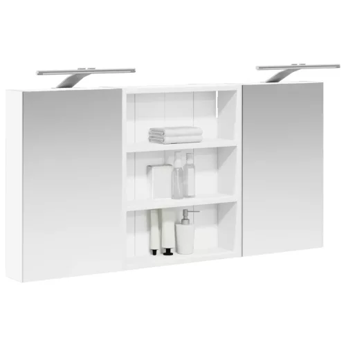  Fürdőszobai Szekrény Szett 3 pcs 100 x 10,5 x 50 cm Faanyag