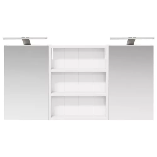  Fürdőszobai Szekrény Szett 3 pcs 100 x 10,5 x 50 cm Faanyag