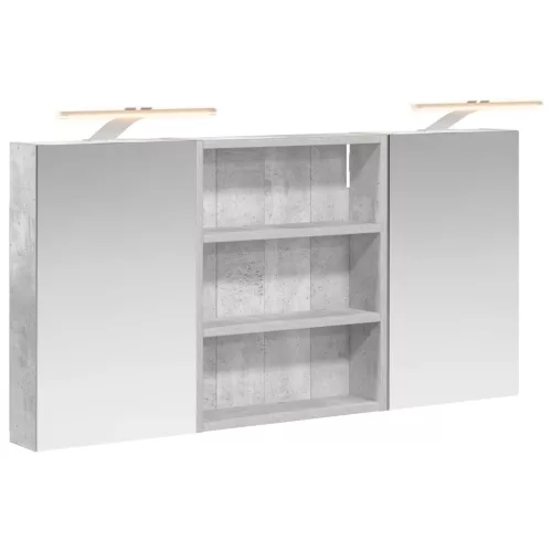  Fürdőszobai Szekrény Szett 3 pcs 100 x 10,5 x 50 cm Faanyag