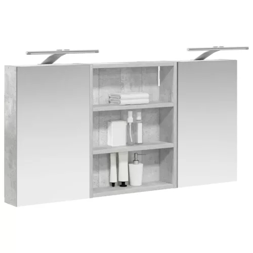  Fürdőszobai Szekrény Szett 3 pcs 100 x 10,5 x 50 cm Faanyag