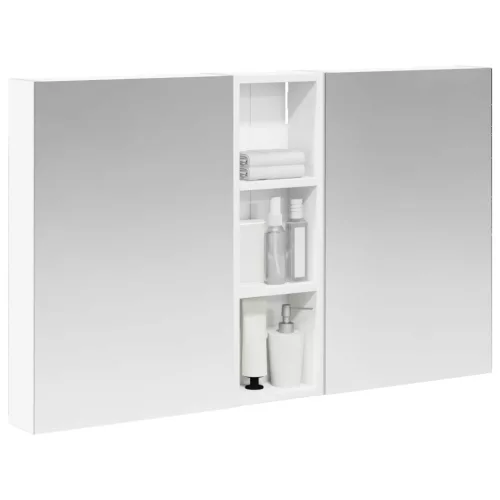  Fürdőszobai Szekrény Szett 3 pcs 100 x 10,5 x 60,5 cm Faanyag